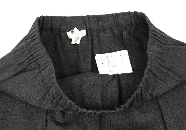 COMME des GARCONS Stretch Wool Easy Dropped Crotch Pants K-146702_004