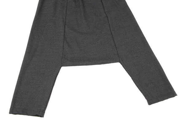 COMME des GARCONS Stretch Wool Easy Dropped Crotch Pants K-146702_005