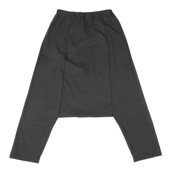 COMME des GARCONS Stretch Wool Easy Dropped Crotch Pants K-146702_007