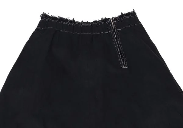 COMME des GARCONS Dyed Cotton Cut-off Dropped Crotch Pants K-146704_002