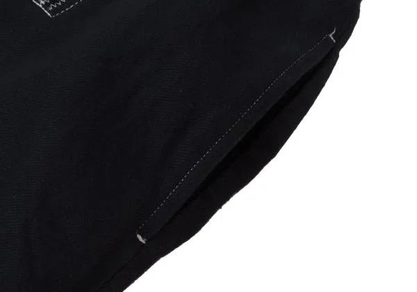 COMME des GARCONS Dyed Cotton Cut-off Dropped Crotch Pants K-146704_003