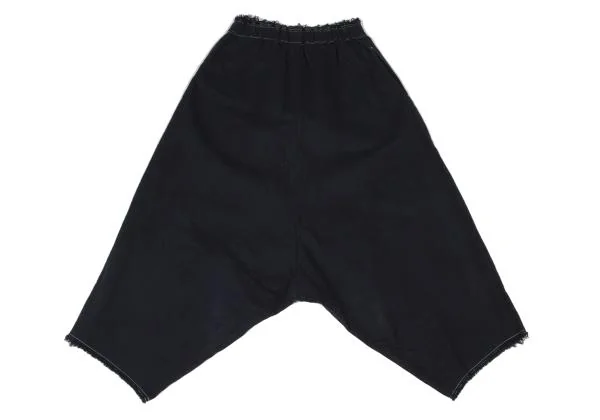 COMME des GARCONS Dyed Cotton Cut-off Dropped Crotch Pants K-146704_009