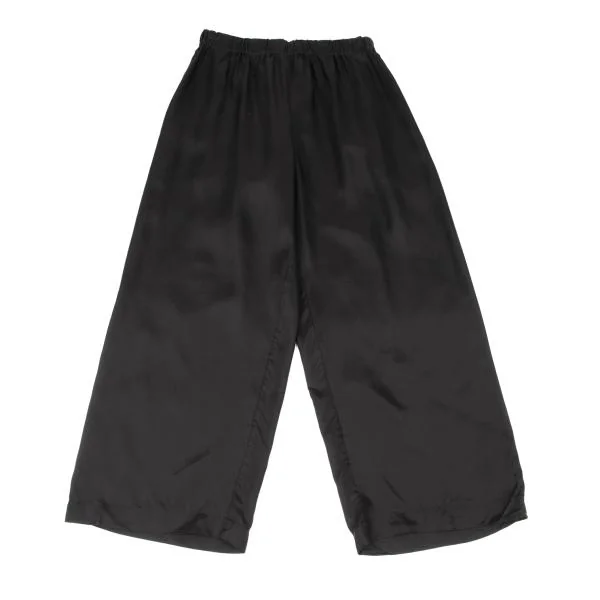 コムデギャルソンCOMME des GARCONS キュプライージーパンツ 黒S