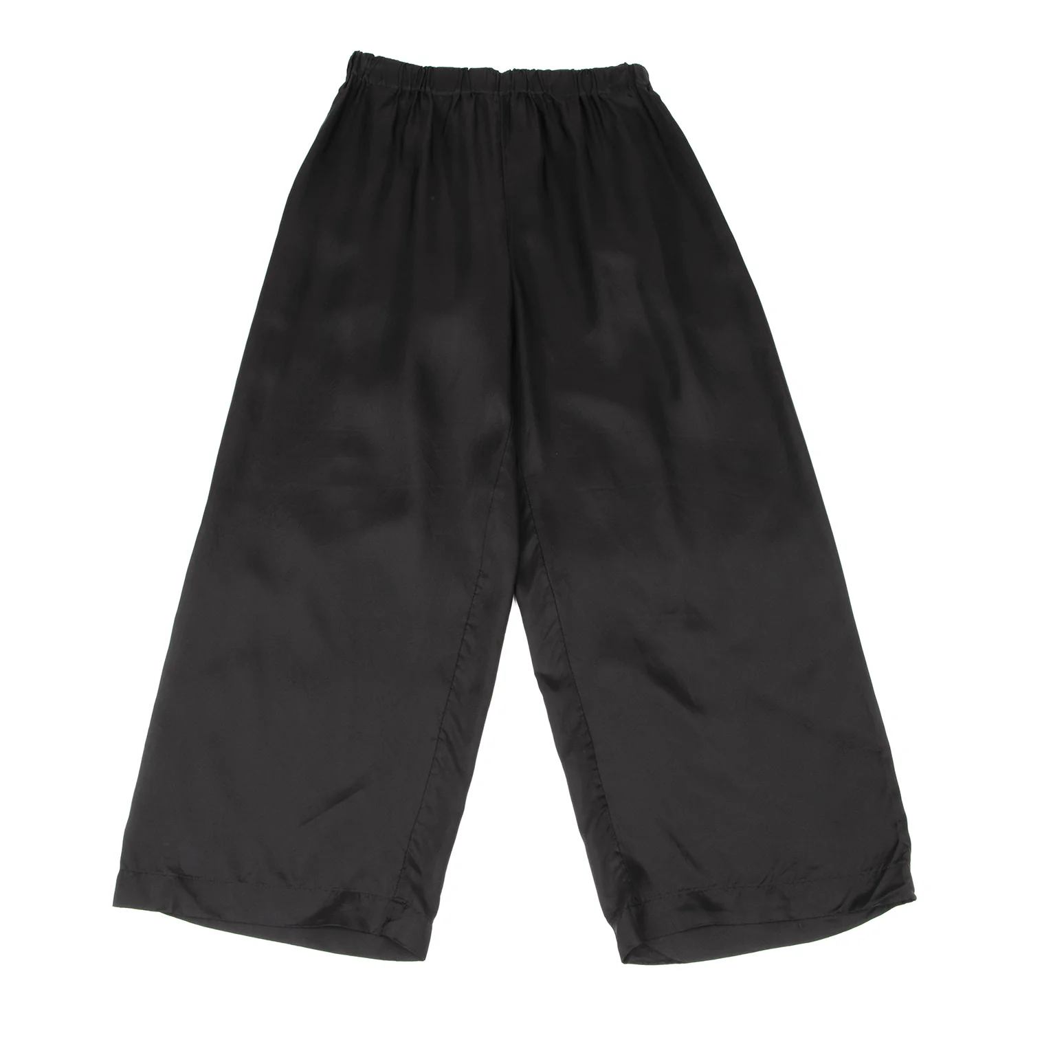 コムデギャルソンCOMME des GARCONS キュプライージーパンツ 黒S
