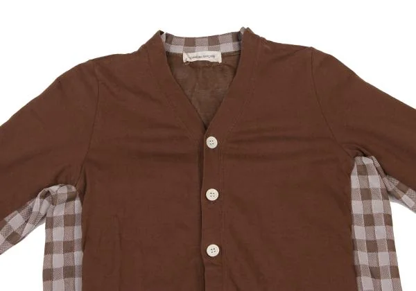 COMME des GARCONS Block Check Layered Cardigan K-146716_003