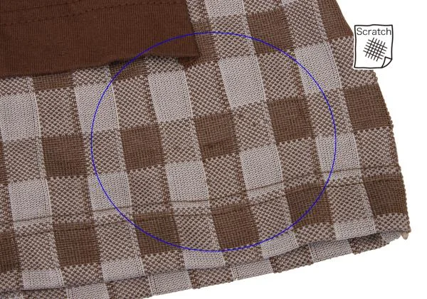 COMME des GARCONS Block Check Layered Cardigan K-146716_012