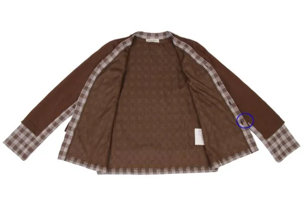 COMME des GARCONS Block Check Layered Cardigan K-146716_015