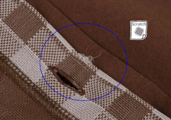 COMME des GARCONS Block Check Layered Cardigan K-146716_016