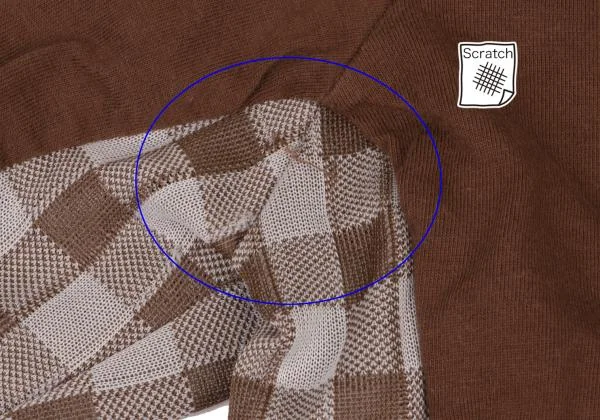 COMME des GARCONS Block Check Layered Cardigan K-146716_018