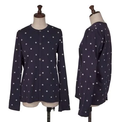 COMME des GARCONS Star Embroidery Stretch Cardigan