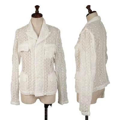 robe de chambre COMME des GARCONS Embroidered Lace Jacket