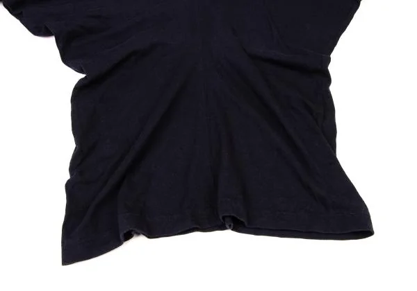 ローブドシャンブル コムデギャルソンrobe de chambre COMME des GARCONS 袖切替Vネックカットソー 紺S位 K-146728_009