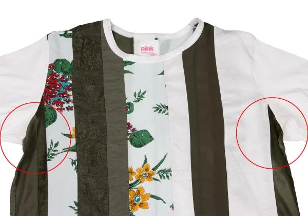 JUNYA WATANABE MAN PINK Switching Design T Shirt K-146734_002