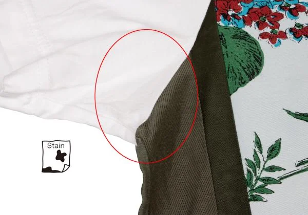 JUNYA WATANABE MAN PINK Switching Design T Shirt K-146734_004