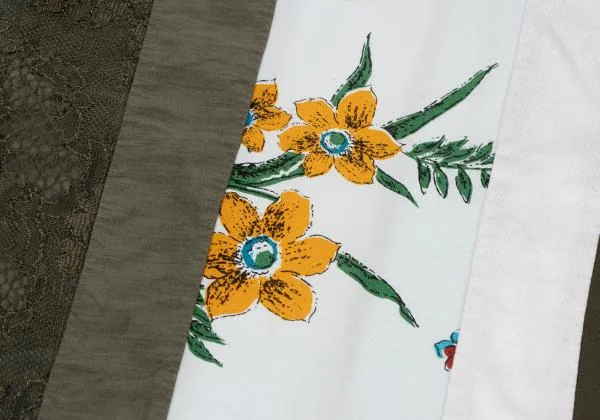 JUNYA WATANABE MAN PINK Switching Design T Shirt K-146734_010