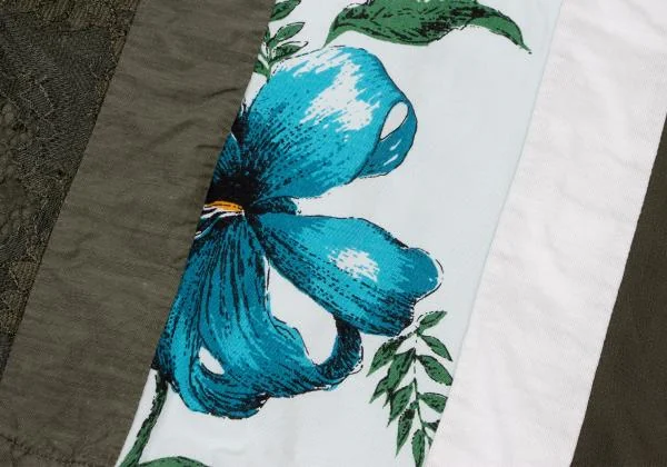 JUNYA WATANABE MAN PINK Switching Design T Shirt K-146734_011