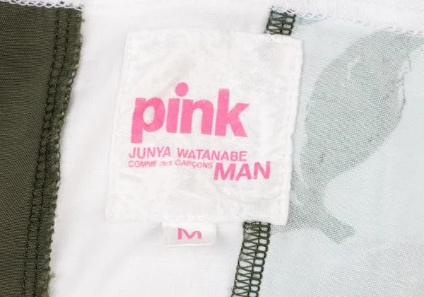JUNYA WATANABE MAN PINK Switching Design T Shirt K-146734_018