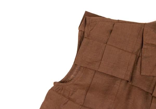 ISSEY MIYAKE Knob Flap Design Sleeveless Blouse Dress K-146739_005