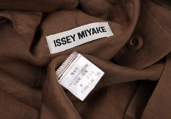 ISSEY MIYAKE Knob Flap Design Sleeveless Blouse Dress K-146739_017