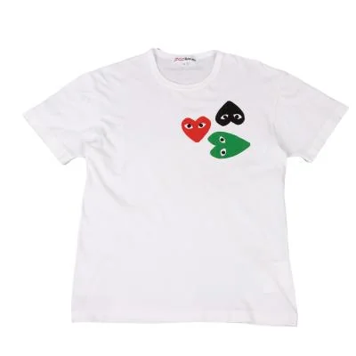 COMME des GARCONS PARFUMS Triple Heart Logo T-shirt