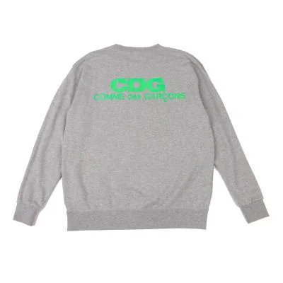 CDG Cotton Poly Back Logo Sweatshirt