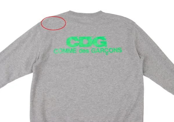 CDG Cotton Poly Back Logo Sweatshirt K-146742_002