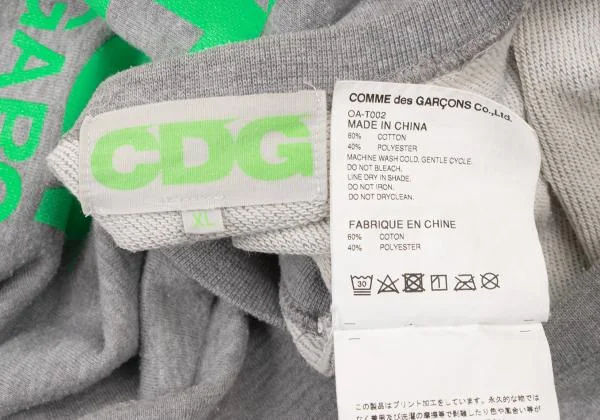 CDG Cotton Poly Back Logo Sweatshirt K-146742_017