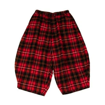 BLACK COMME des GARCONS Wool Tartan Check Balloon Pants