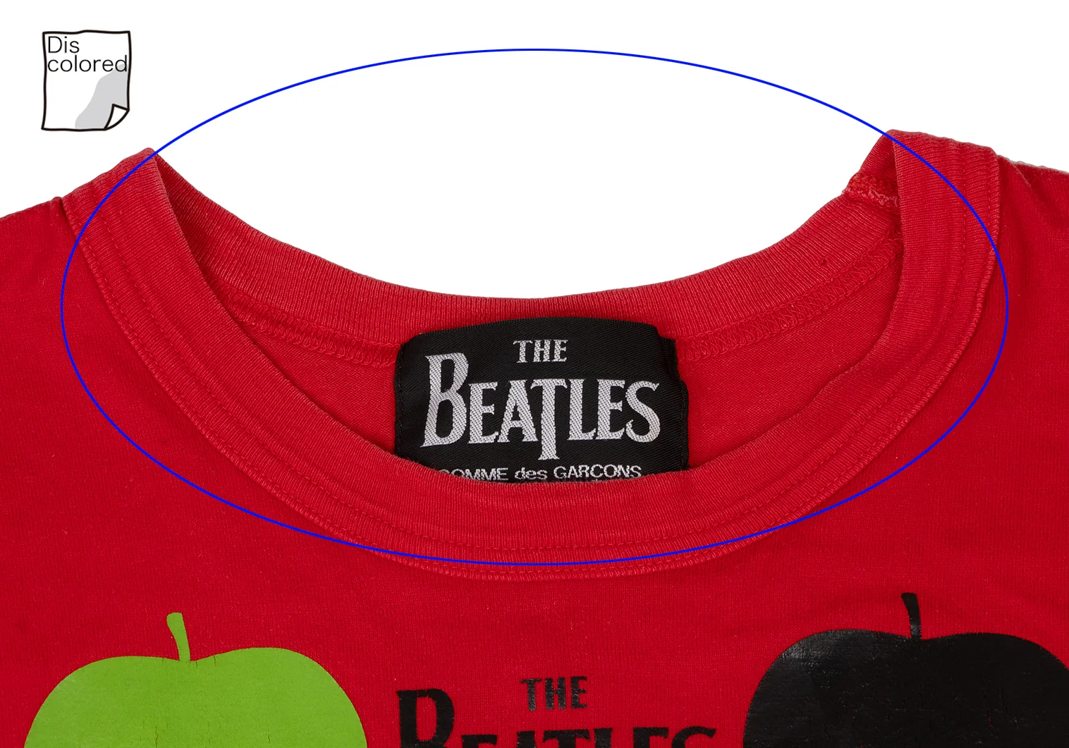 THE BEATLES COMME des GARÇONS M シャツ 赤 146749_001_l.webp