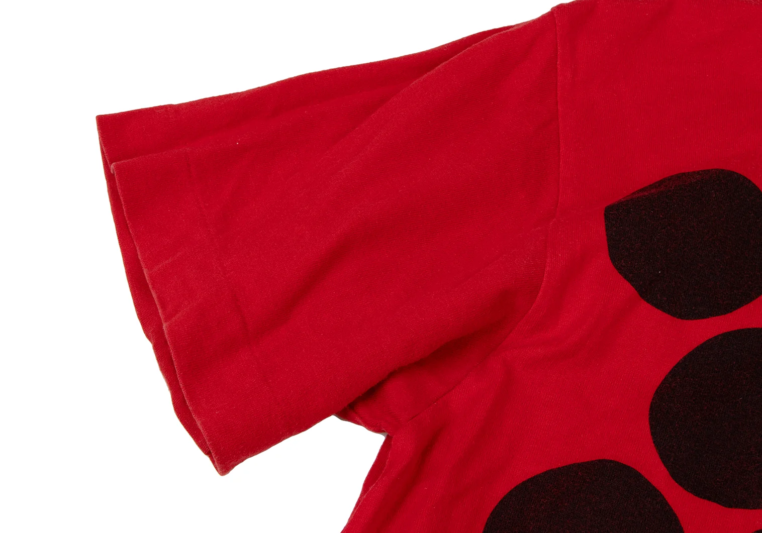 THE BEATLES COMME des GARCONS Apple Printed T Shirt Red XL