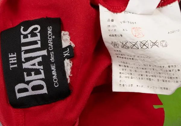THE BEATLES COMME des GARCONS Apple Printed T Shirt K-146749_016