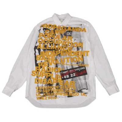 COMME des GARCONS SHIRT Guerrilla Store Printed Shirt