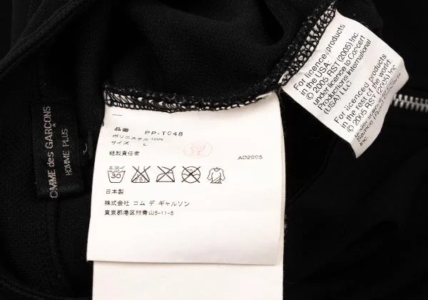 コムデギャルソンオムプリュス ローリングストーンズ ロゴTシャツ Sサイズ コムデギャルソンオムプリュス ローリングストーンズ リップ＆タン