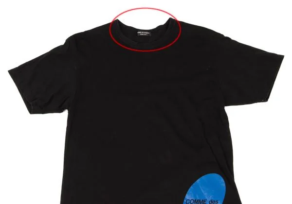 コムデギャルソンオムプリュス グラフィックTシャツ ブラック コムデギャルソンオムプリュスCOMME des GARCONS HOMME PLUS