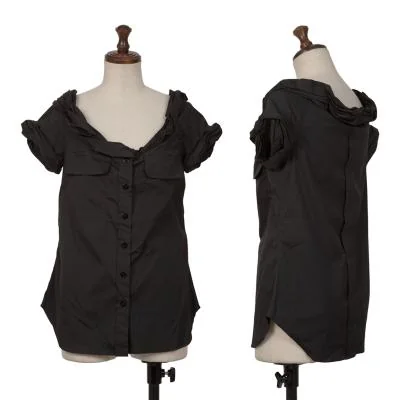 Jean Paul GAULTIER FEMME Gathered Stretch Sleeveless Blouse