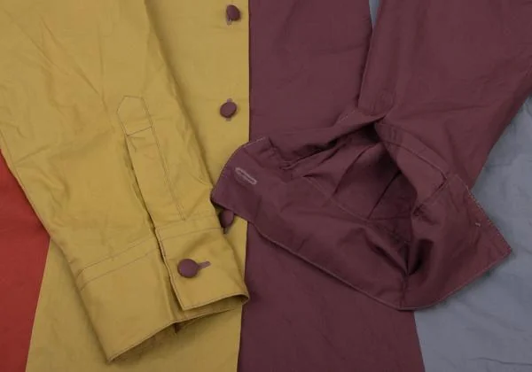 JUNIOR GAULTIER Cotton Color Scheme Long Sleeve Shirt K-146785_011