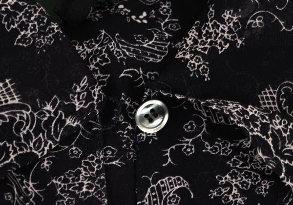 JUNIOR GAULTIER Floral Printed Sheer Dress K-146786_005