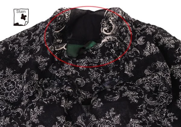 JUNIOR GAULTIER Floral Printed Sheer Dress K-146786_006