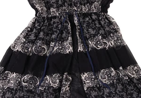 JUNIOR GAULTIER Floral Printed Sheer Dress K-146786_010