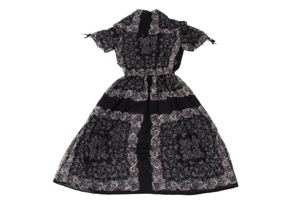 JUNIOR GAULTIER Floral Printed Sheer Dress K-146786_012