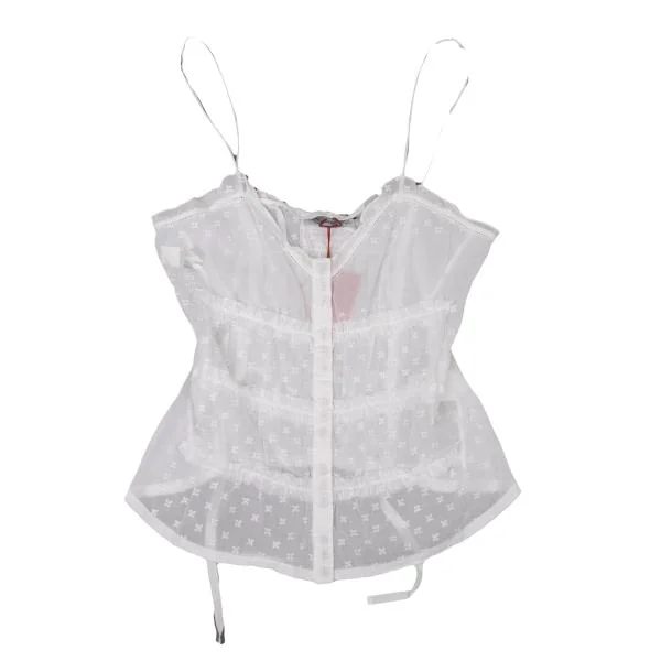 MARITHE + FRANCOIS GIRBAUD Floral Printed Snap Button Camisole K-146801_002