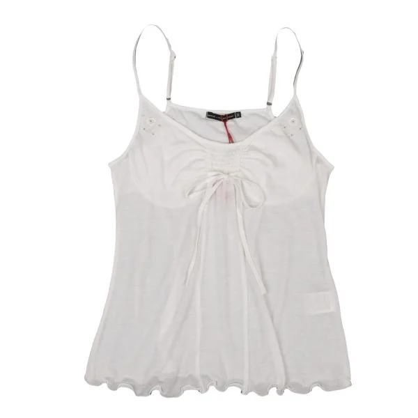MARITHE + FRANCOIS GIRBAUD Point Embroidery String Camisole K-146803_002