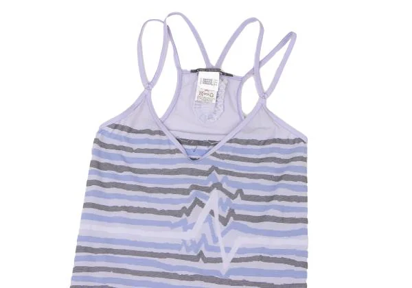 MARITHE + FRANCOIS GIRBAUD Nylon Poly Stripe Camisole K-146807_003