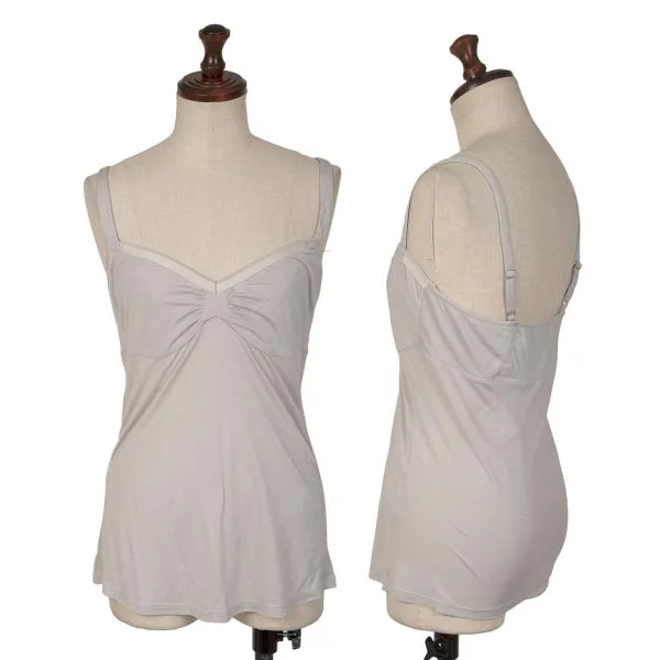MARITHE + FRANCOIS GIRBAUD Rayon Chest Tape Camisole Grey M K-146808_001