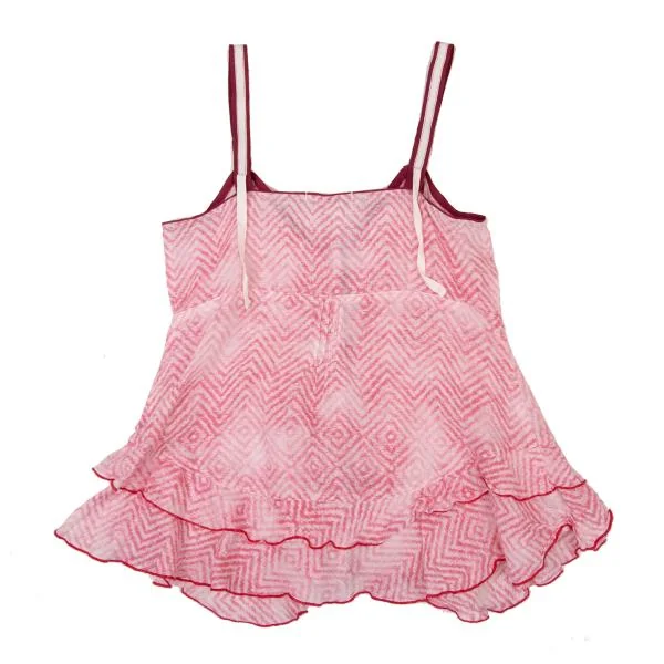 MARITHE + FRANCOIS GIRBAUD Geometric Printed Frill Camisole K-146810_013