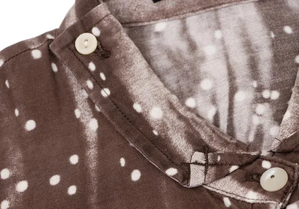 MARITHE + FRANCOIS GIRBAUD Dot Printed Stand Collar Shirt K-146821_005