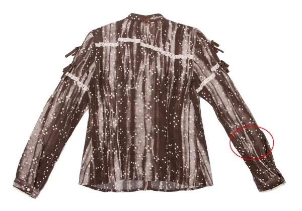 MARITHE + FRANCOIS GIRBAUD Dot Printed Stand Collar Shirt K-146821_014