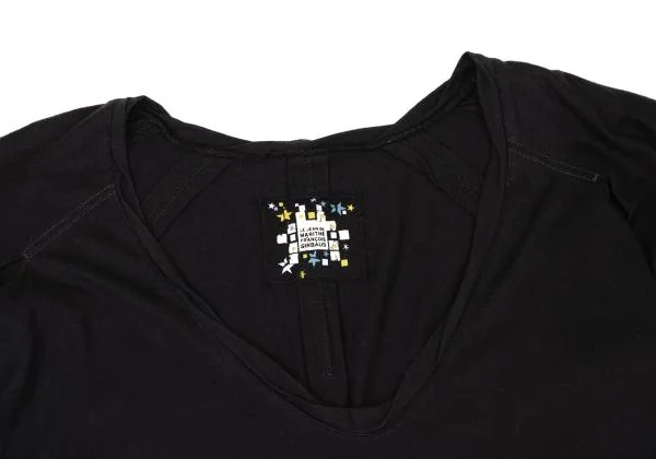 LE JEAN DE MARITHE FRANCOIS GIRBAUD Gathered Hem U Neck T Shirt K-146840_004
