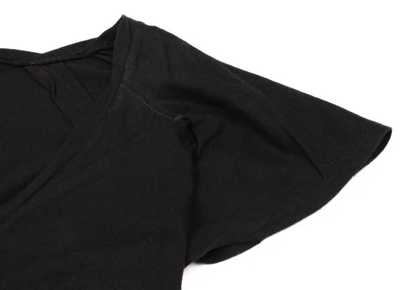 LE JEAN DE MARITHE FRANCOIS GIRBAUD Gathered Hem U Neck T Shirt K-146840_005