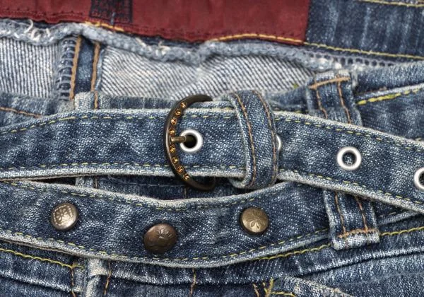 LE JEAN DE MARITHE FRANCOIS GIRBAUD Studs Belt Flare Jeans  K-146846_003